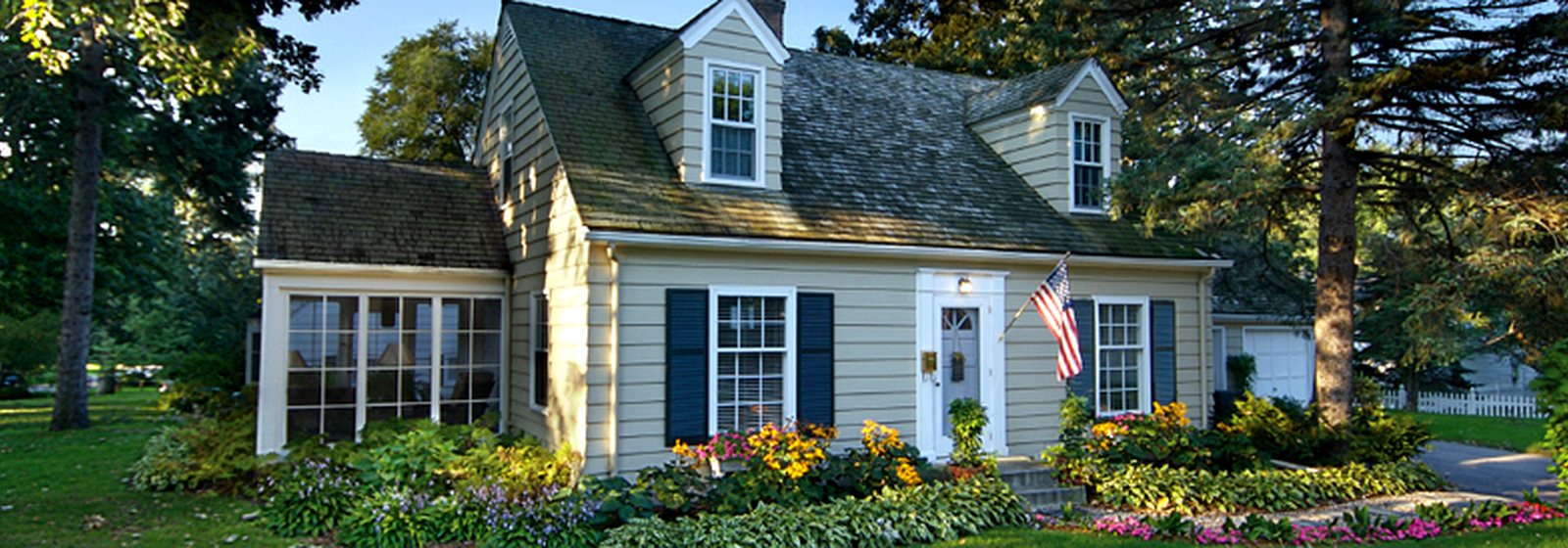 A classic Iowa home on a tree-lined street